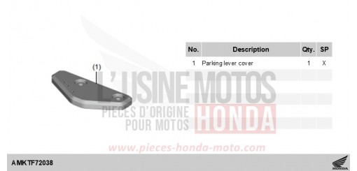 KIT,PARKING LEVER COVER ADV750S de 2025
